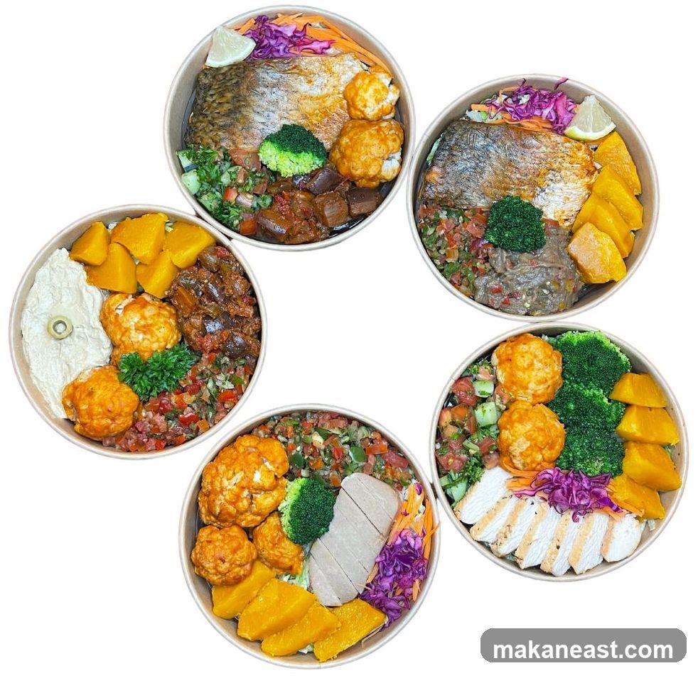 Five Food Bowls