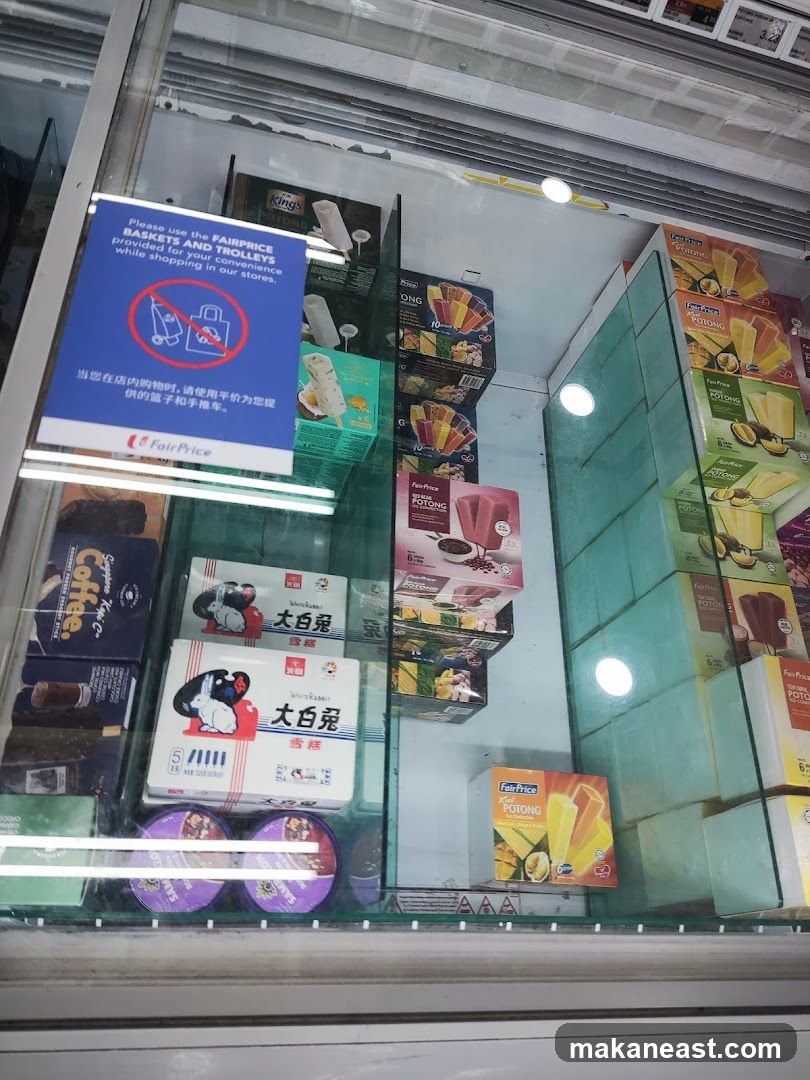 Frozen Desserts Display