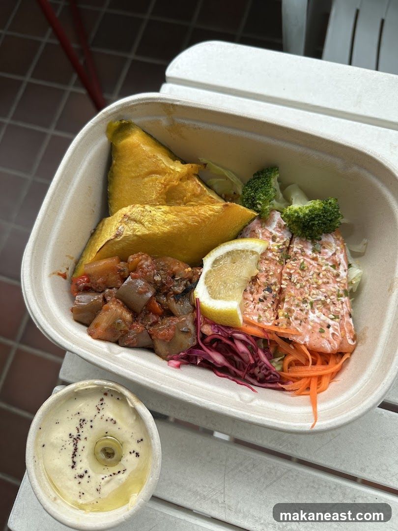 Salmon and Vegetable Bowl
