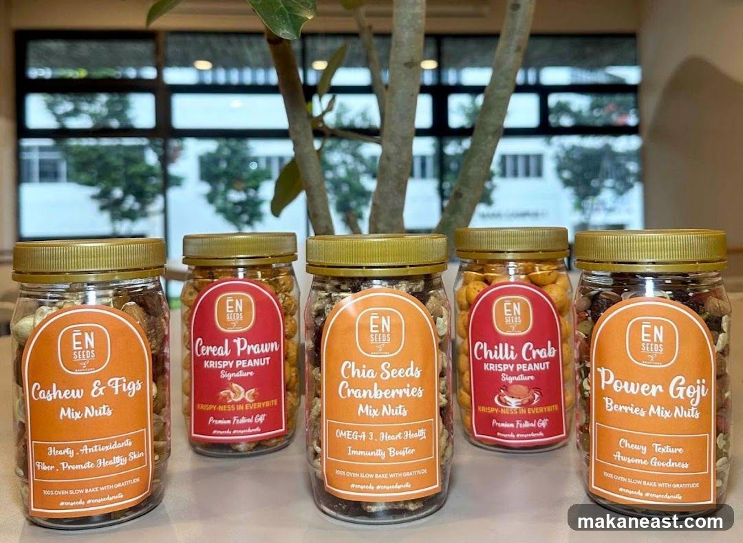 Assortment of Mix Nuts Jars