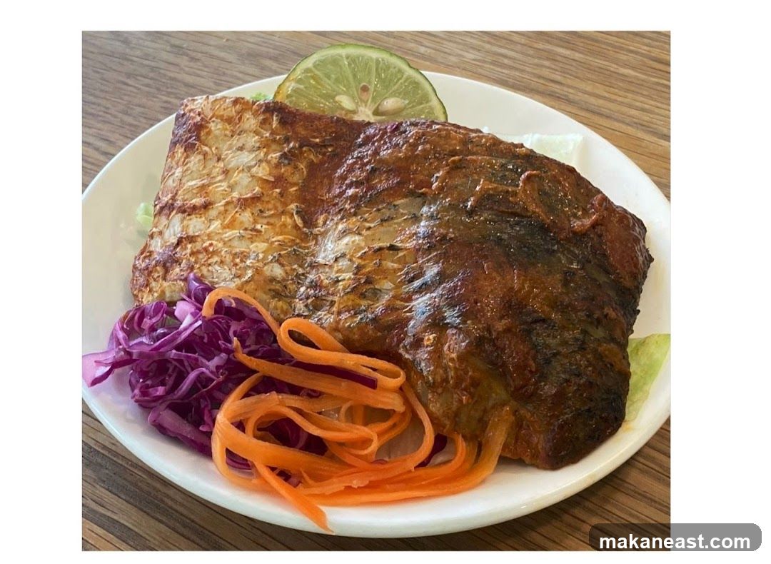 Grilled Fish with Salad