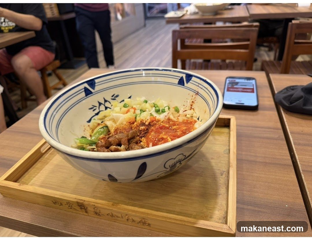 Noodle Bowl with Toppings