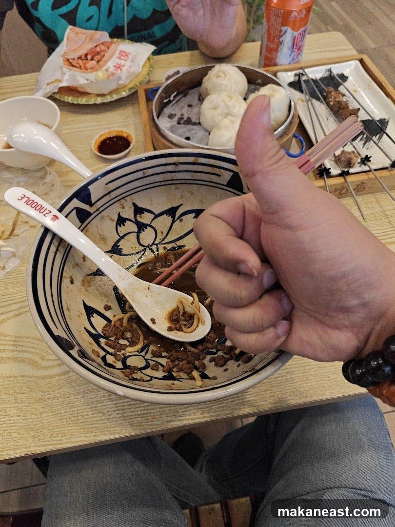 Meal with Thumbs Up