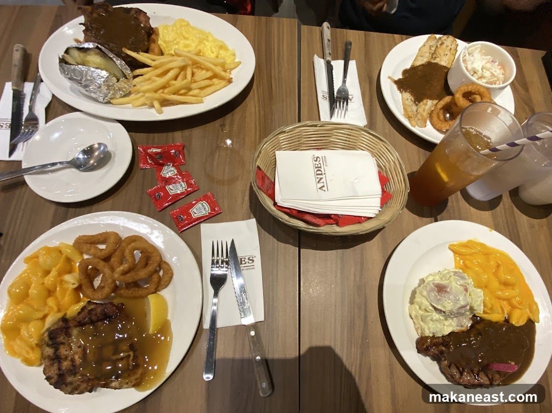 Table with meals