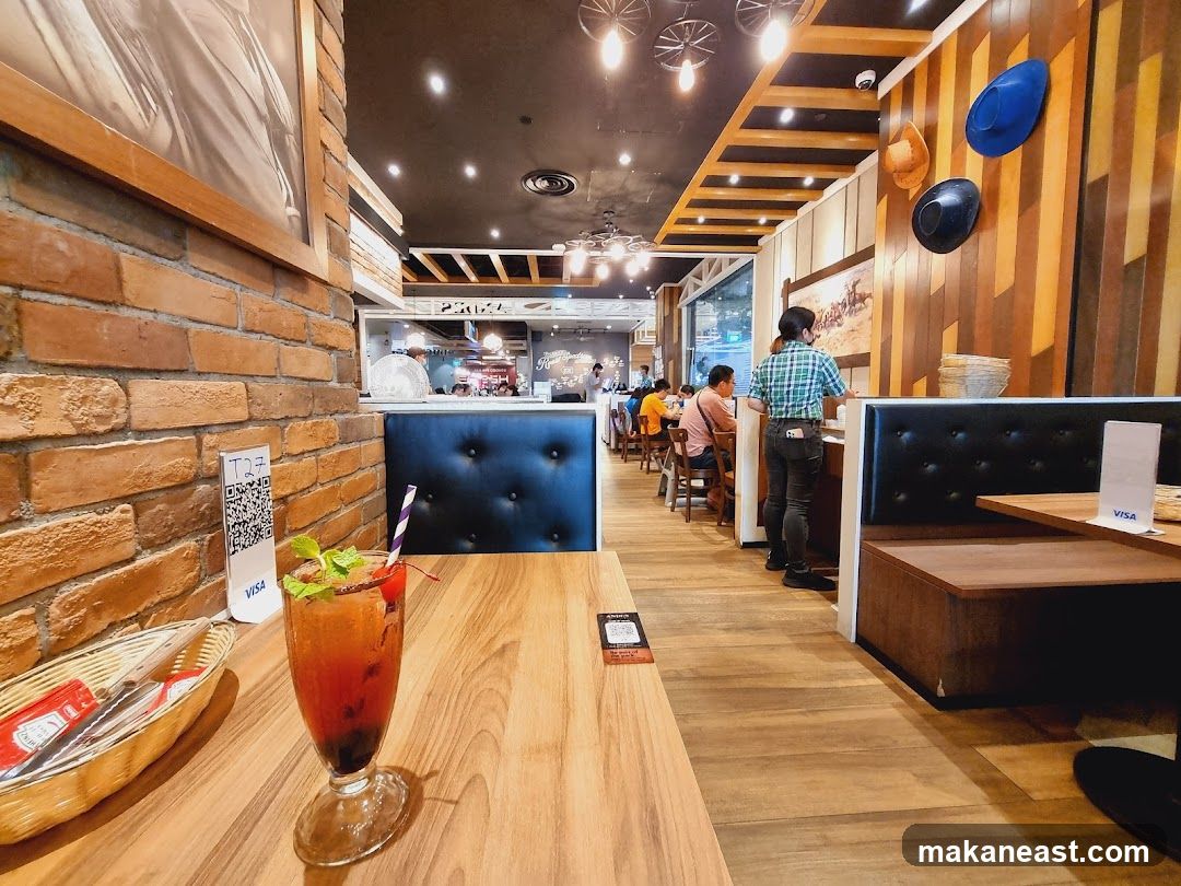 Restaurant Interior with Western Decor