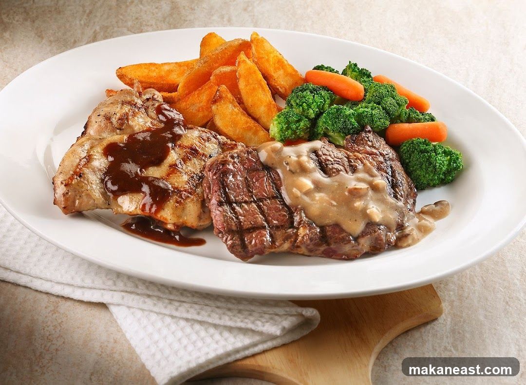 Steak and Chicken Platter