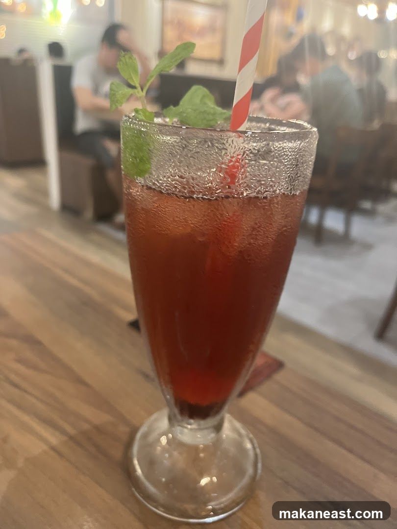 Iced Tea with Mint