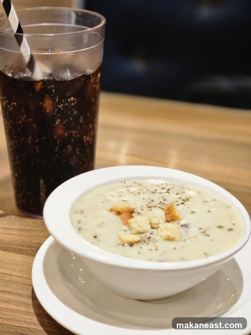 Creamy Soup and Soda
