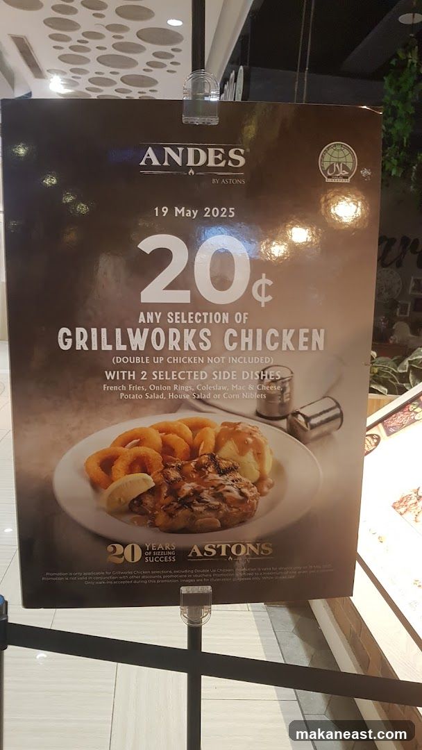 Andes by Astons Grillworks Chicken Promotion