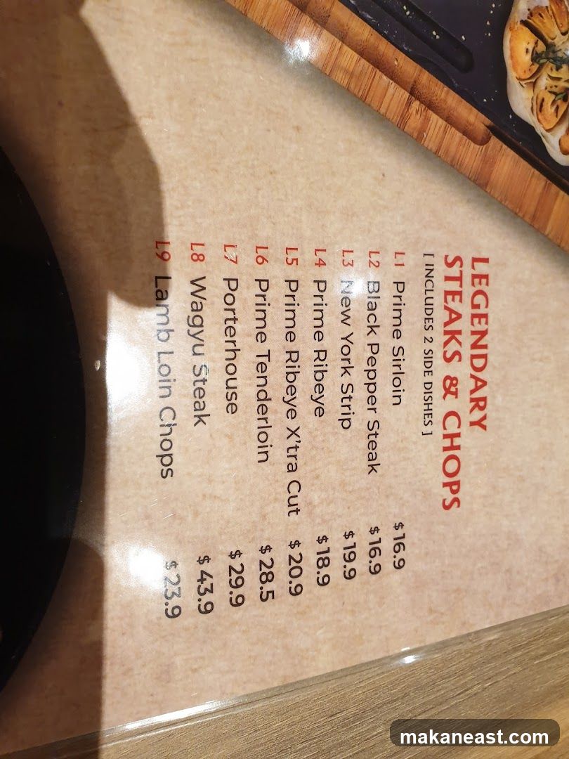 Legendary Steaks & Chops
