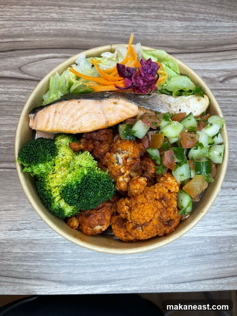 Salmon and Vegetable Bowl