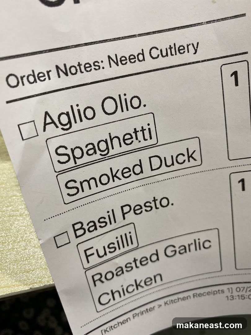 Order Notes