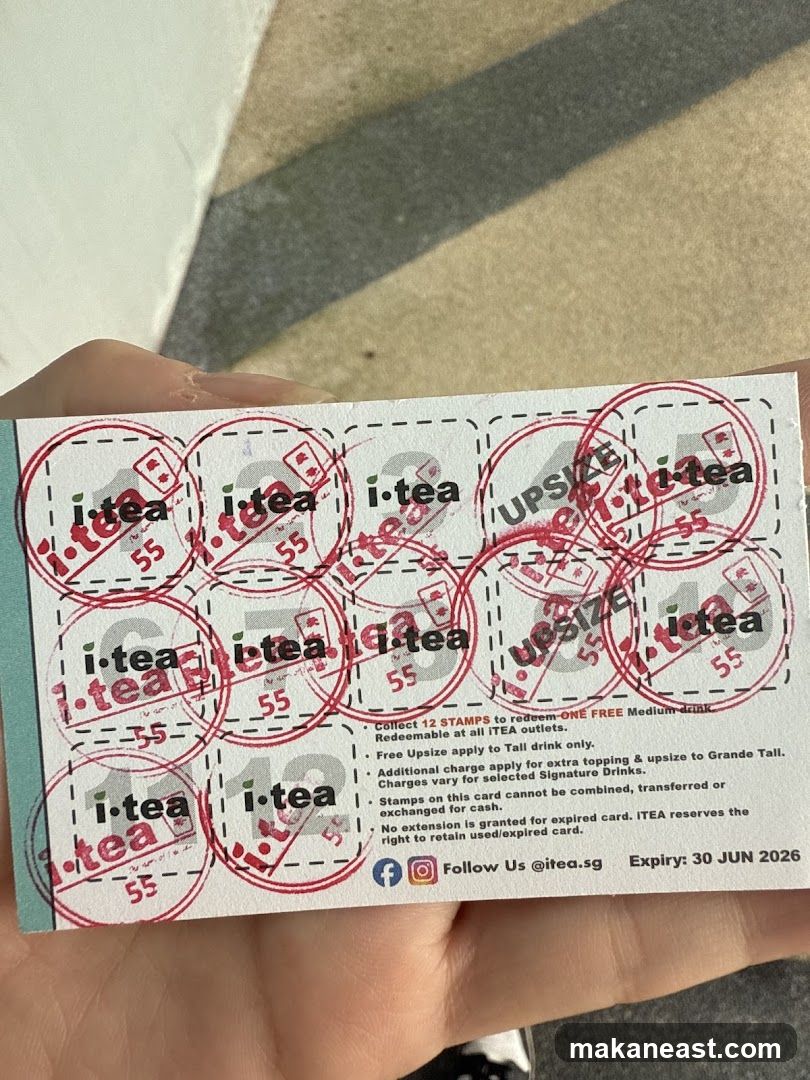 i.tea Stamp Card