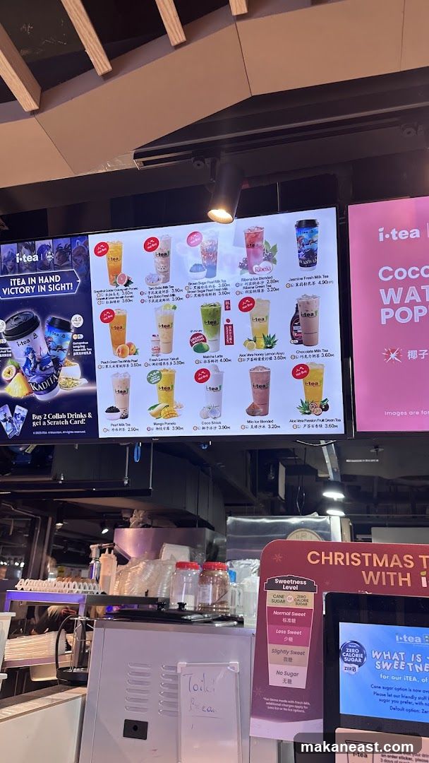 i-tea Menu