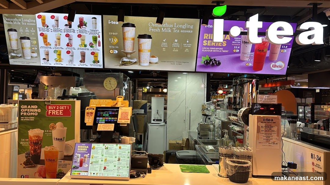 I-tea Drink Shop Counter
