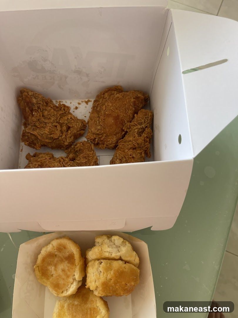 Fried Chicken and Biscuits