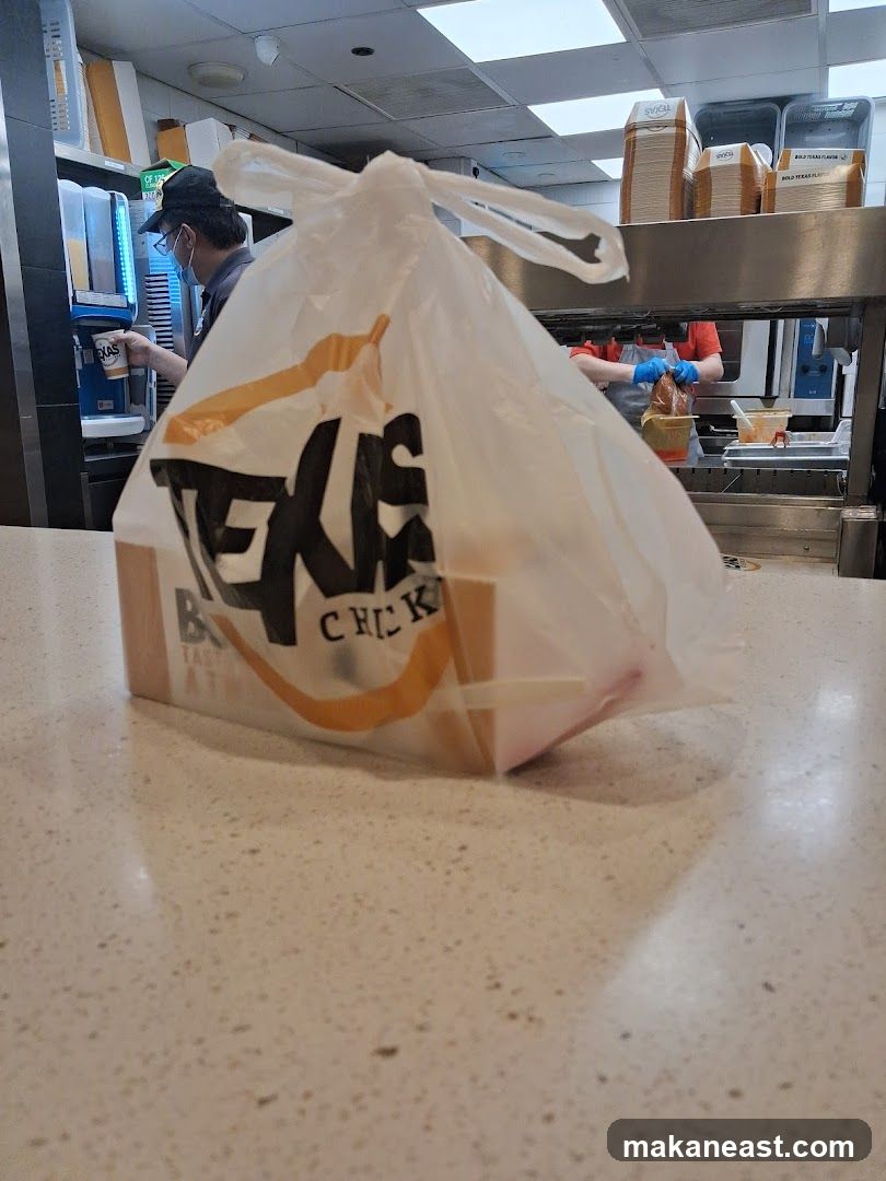 Takeout Bag with Food