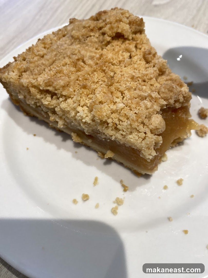 Apple Crumble Slice