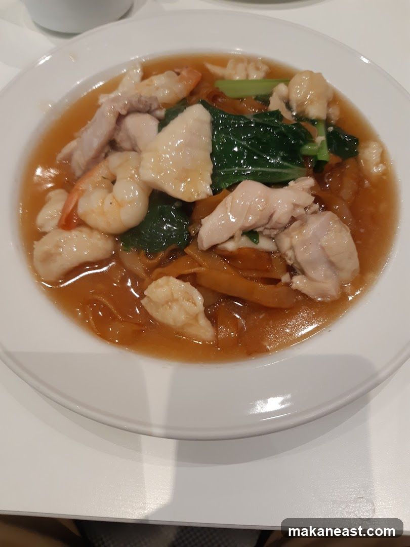 Seafood and Chicken Noodles