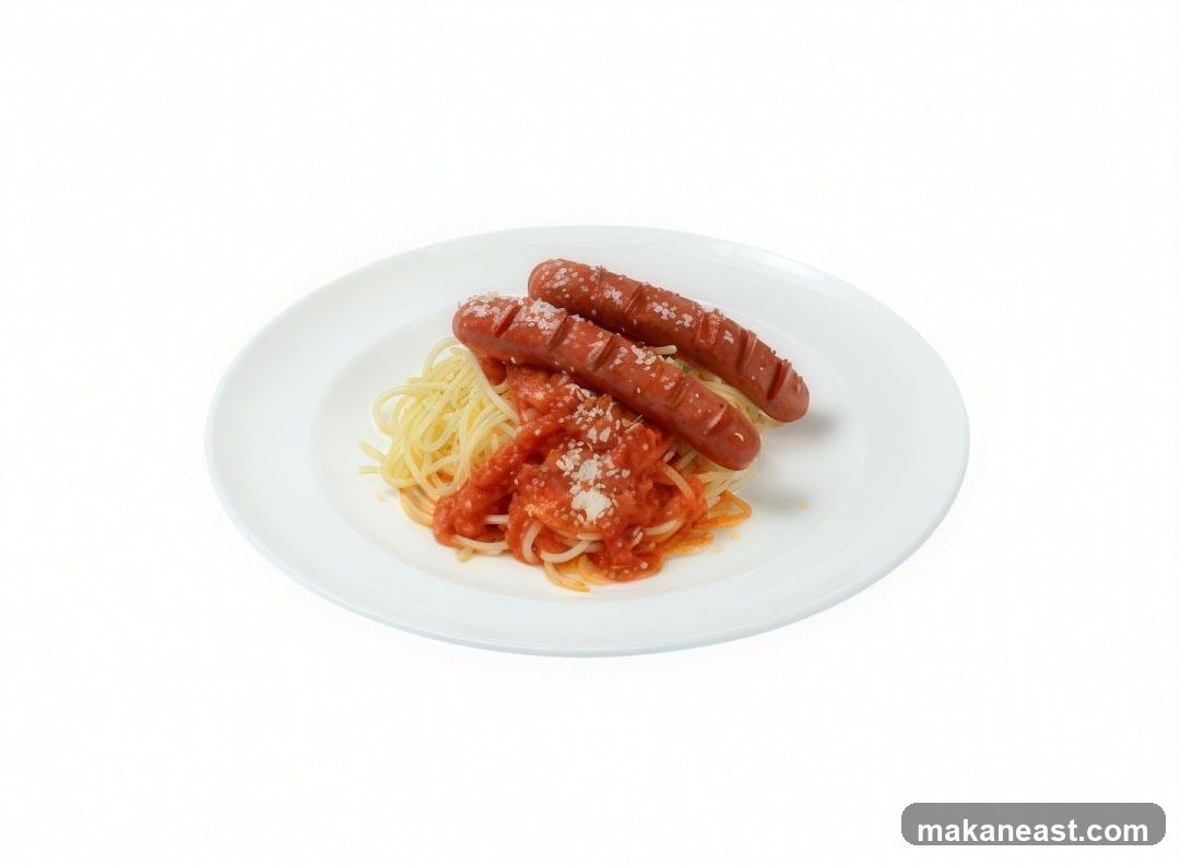 Spaghetti with Sausages
