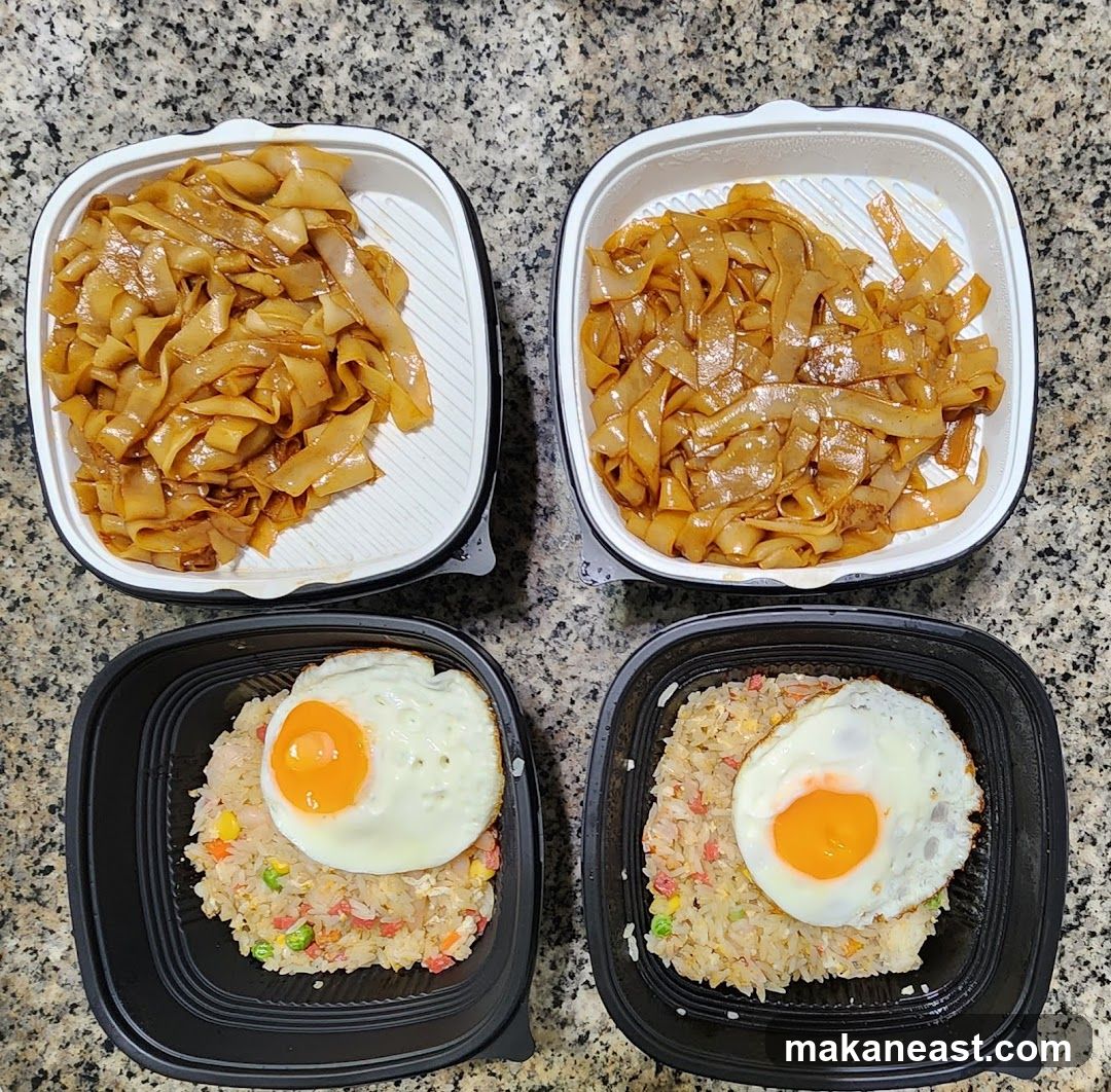 Takeout Noodles and Fried Rice
