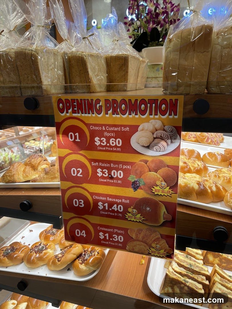 Opening Promotion Menu
