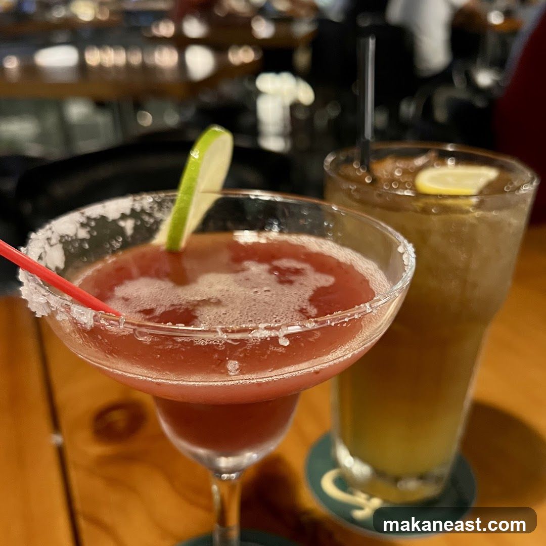 Two Cocktails on a Table
