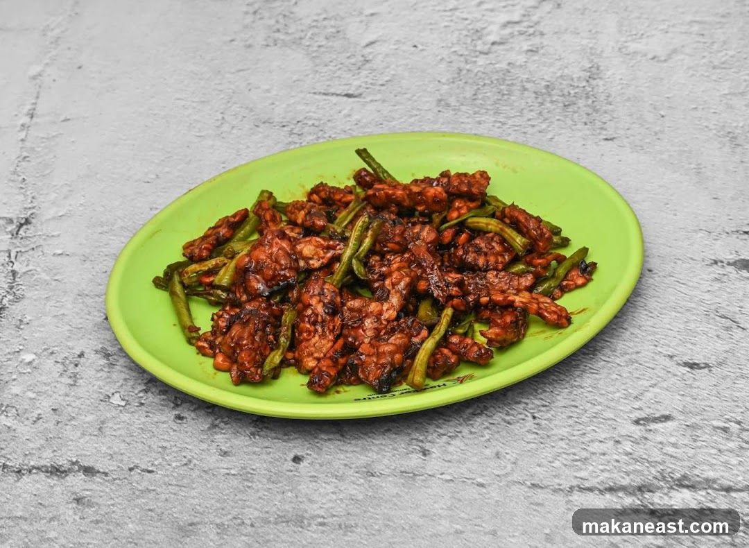 Tempeh and Green Beans Stir-fry