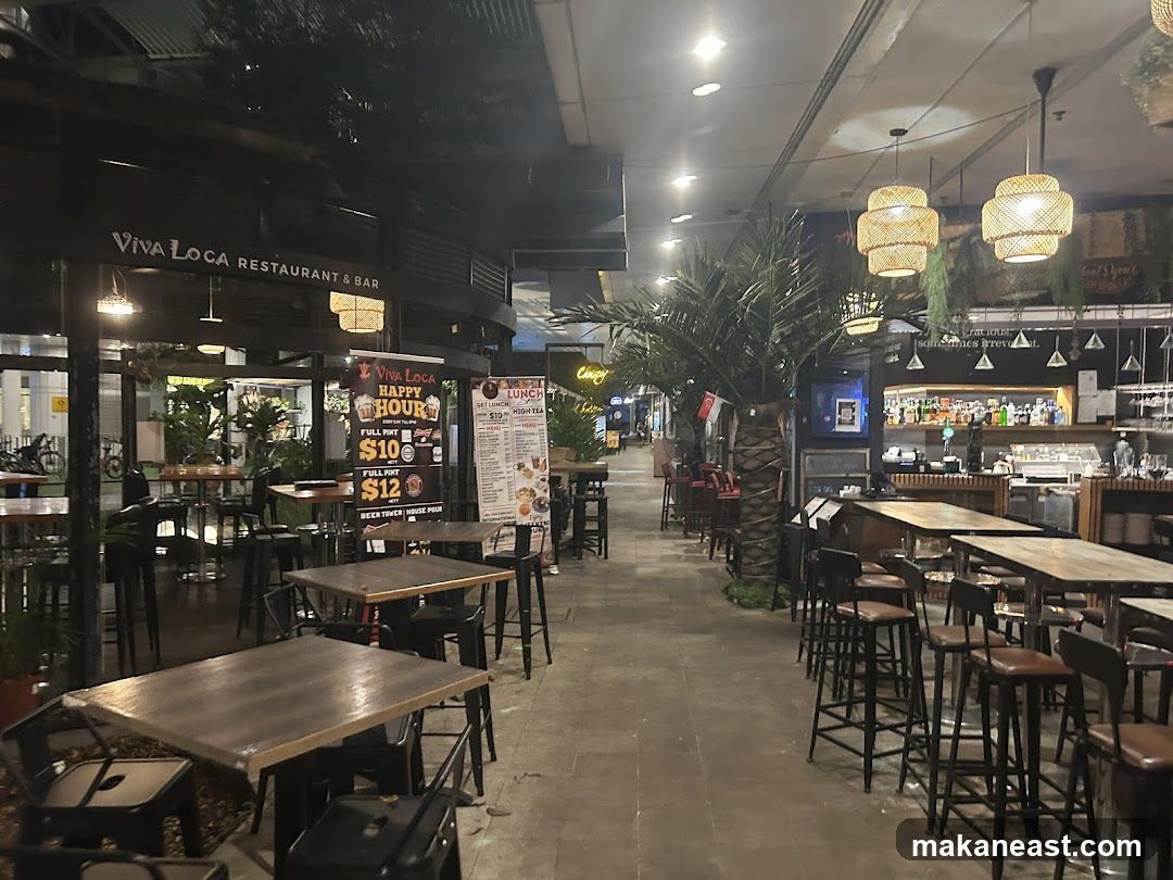 Outdoor Seating Area of Viva Loca Restaurant & Bar