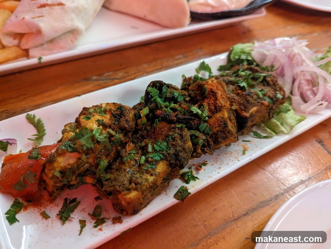 Spiced Paneer Skewers