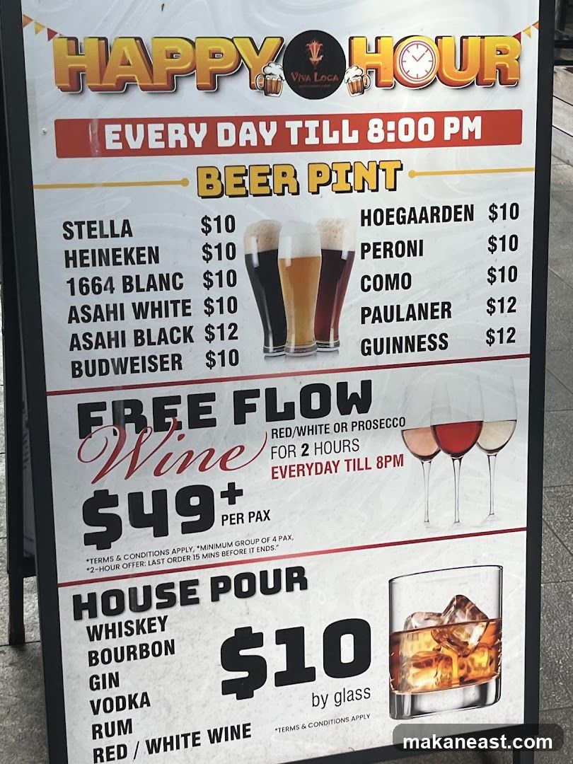 Happy Hour Menu