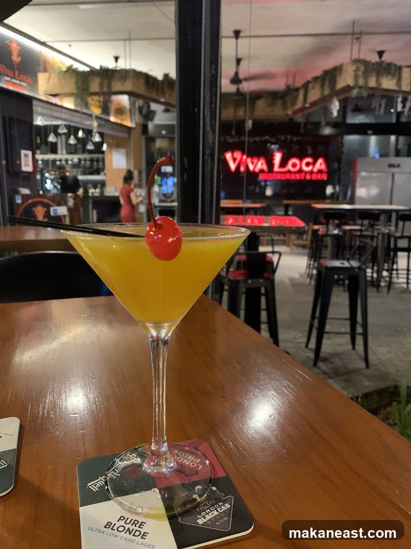 Cocktail at Viva Loca Restaurant & Bar