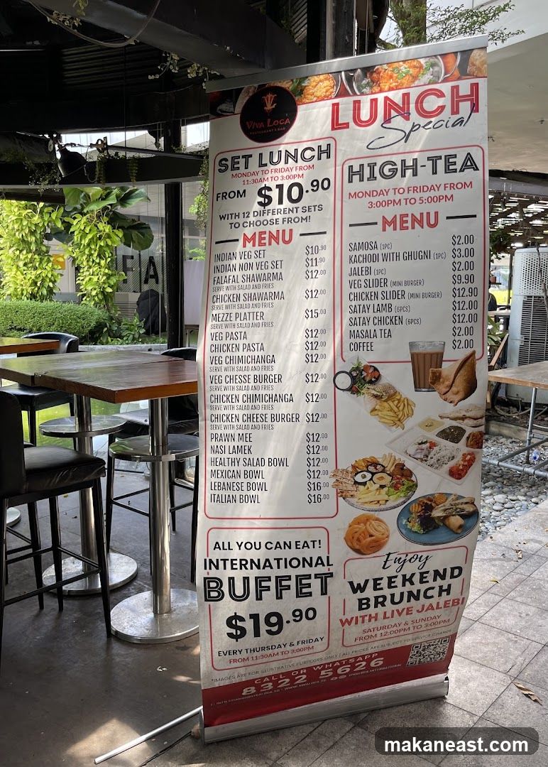 Viva Loca Restaurant & Bar Menu
