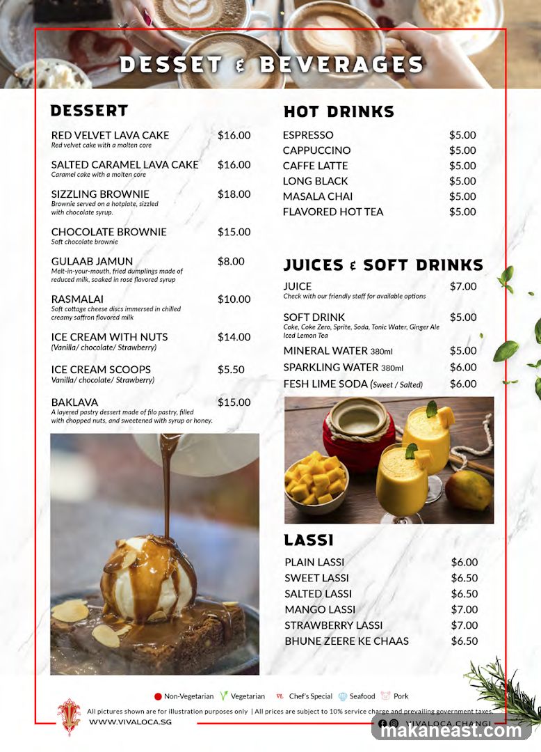 DESSERT & BEVERAGES