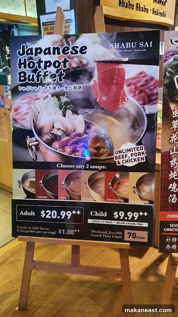 Japanese Hotpot Buffet Advertisement