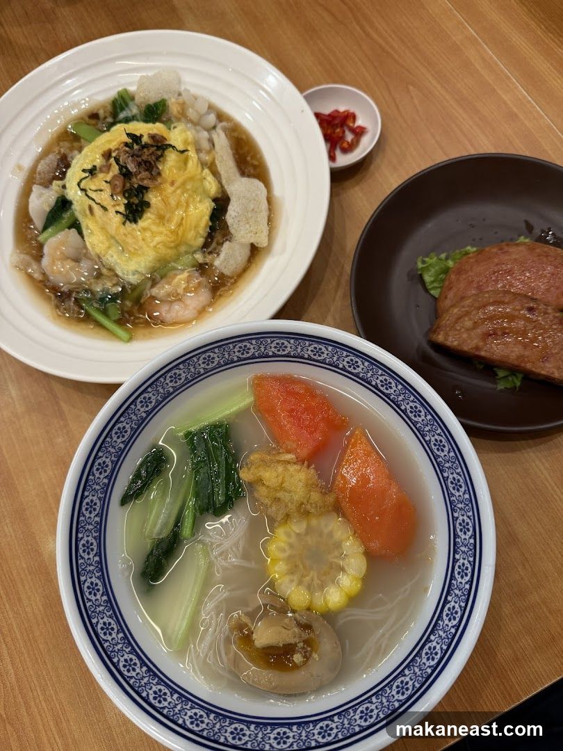 Three Dishes on a Table