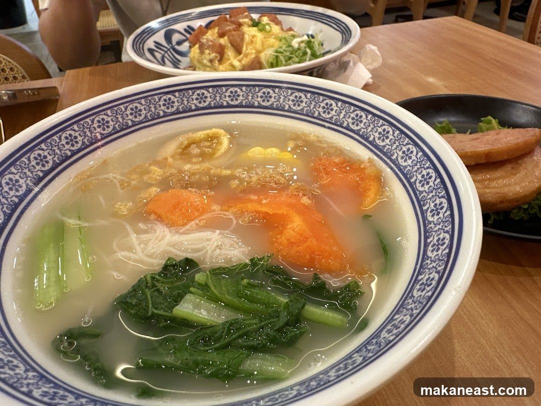 Noodle Soup and Scrambled Eggs