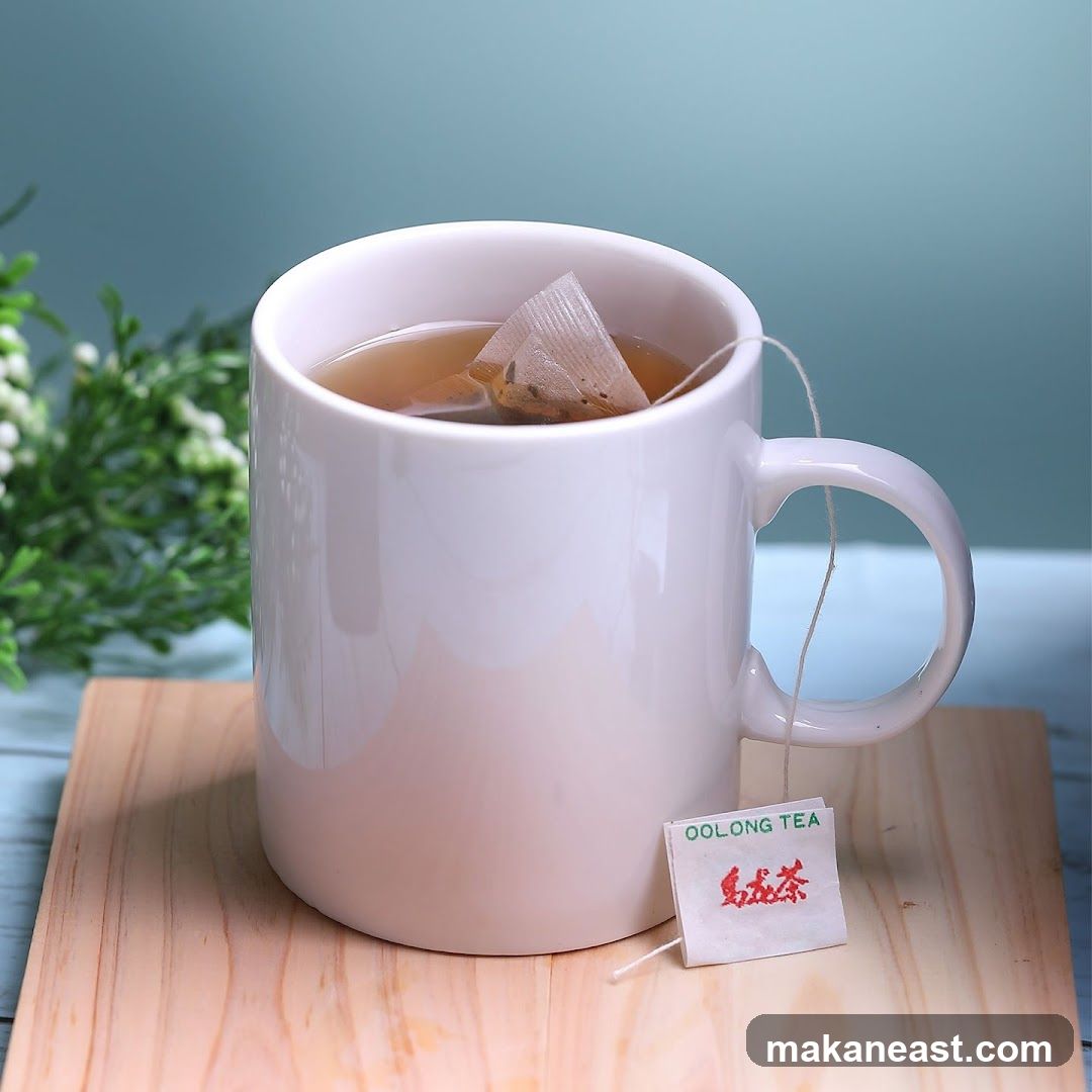 Oolong Tea in a Mug