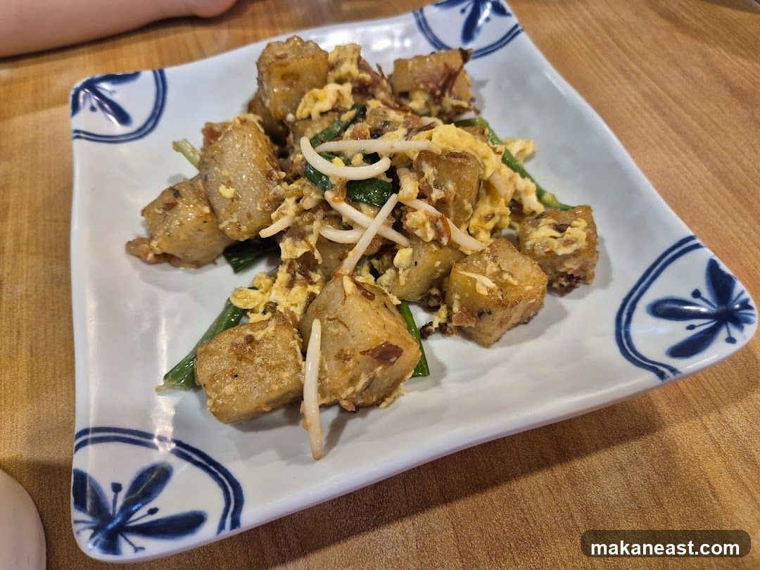 Fried Turnip Cake with Scrambled Eggs