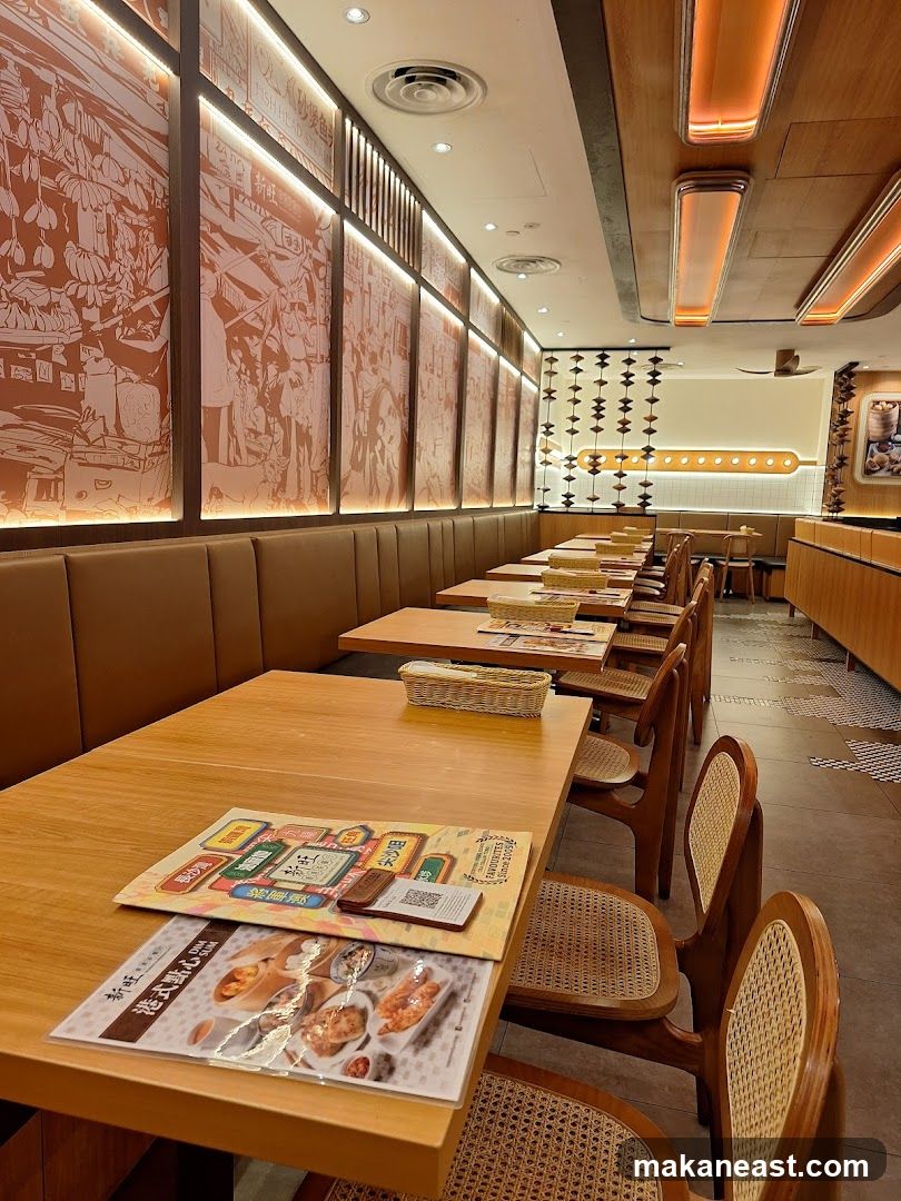 Restaurant Interior with Menus