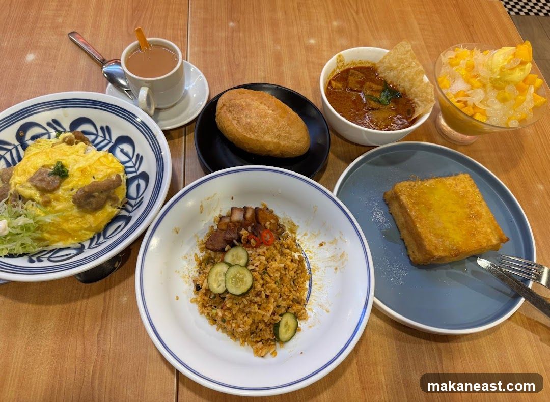 Assortment of Asian Dishes
