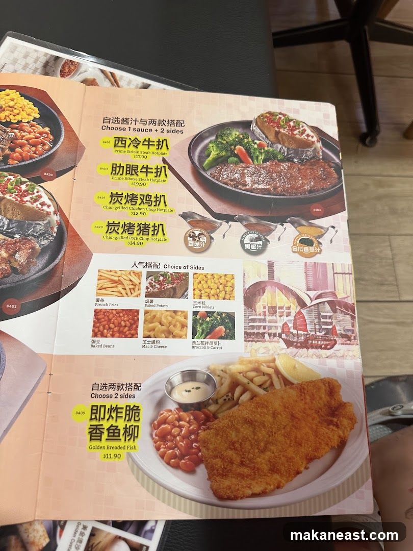 Hotplate Menu