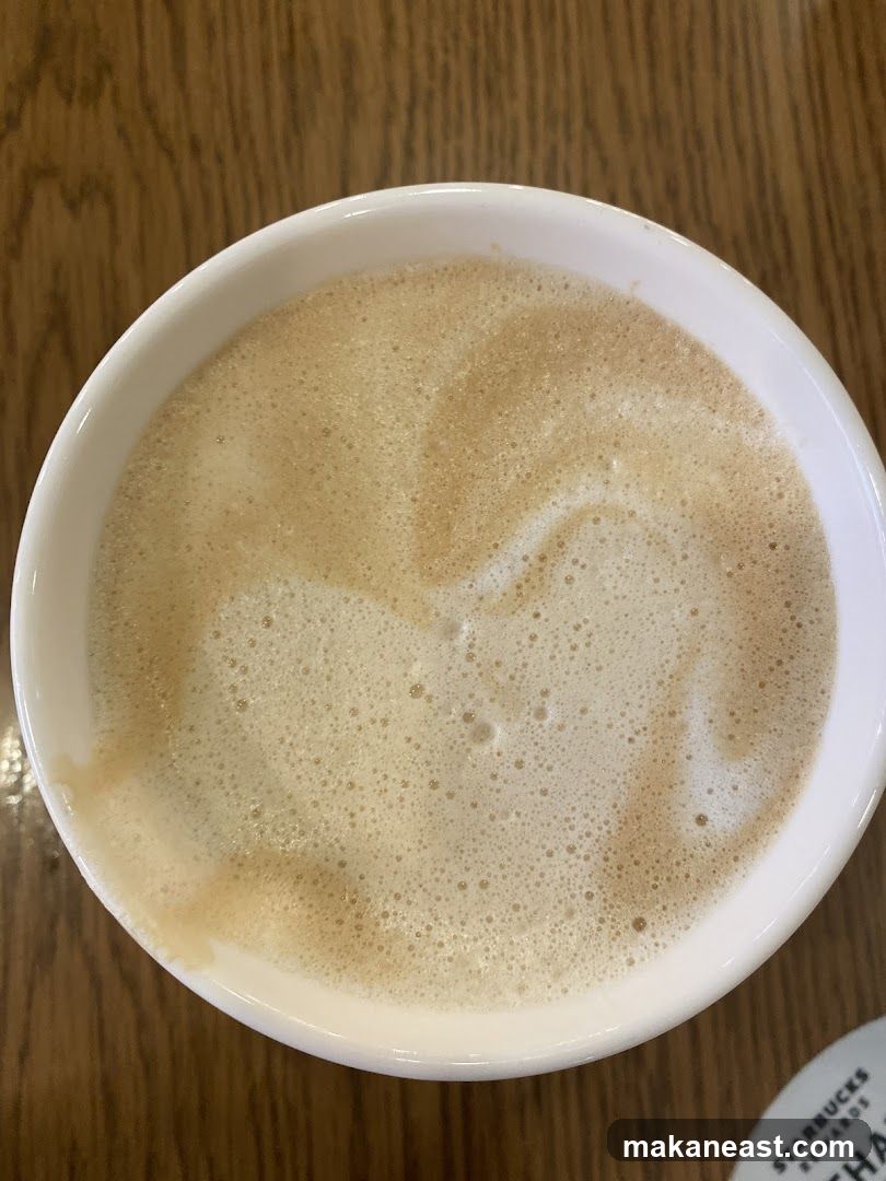 Latte with Heart Art