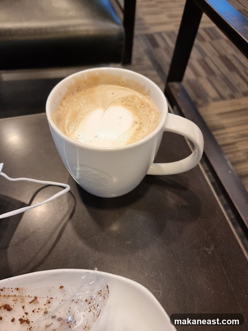 Latte with Heart Art