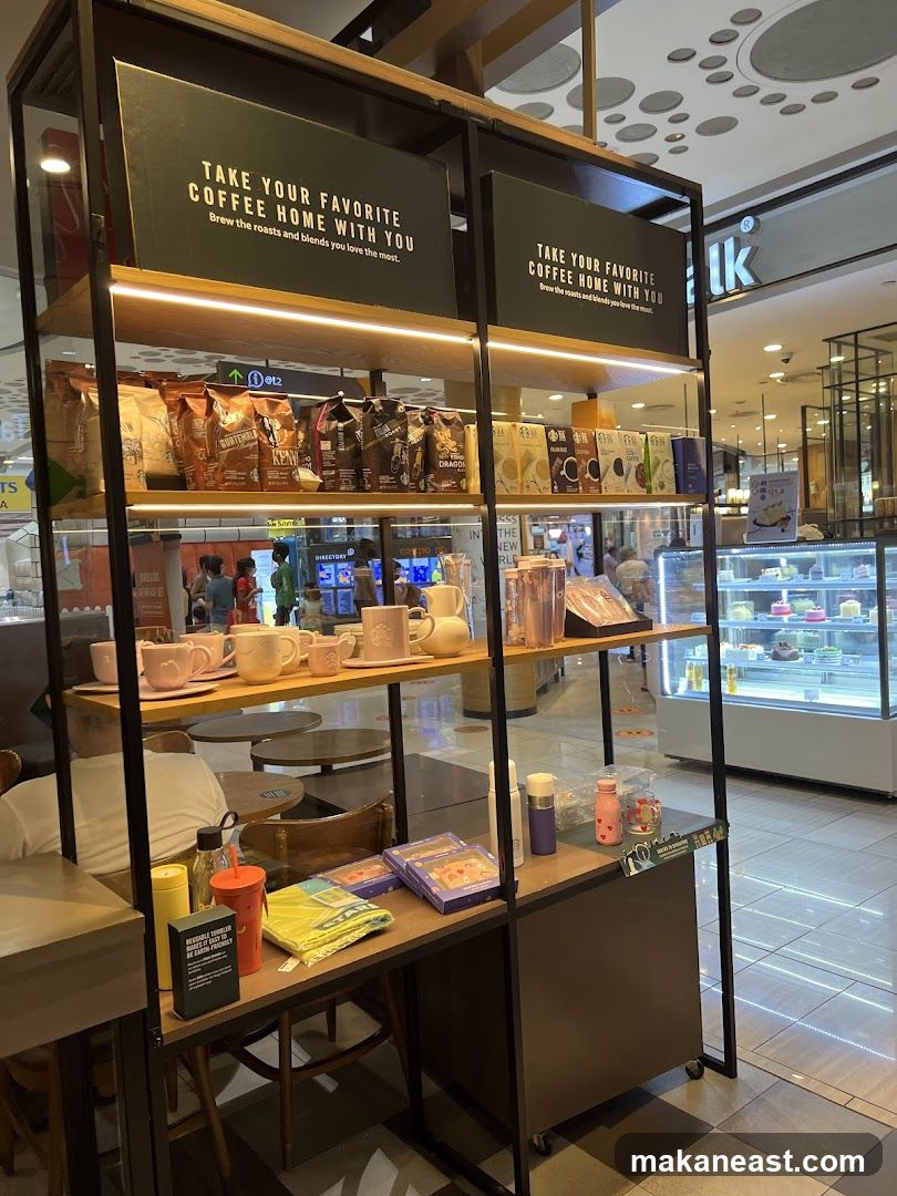 Coffee merchandise display