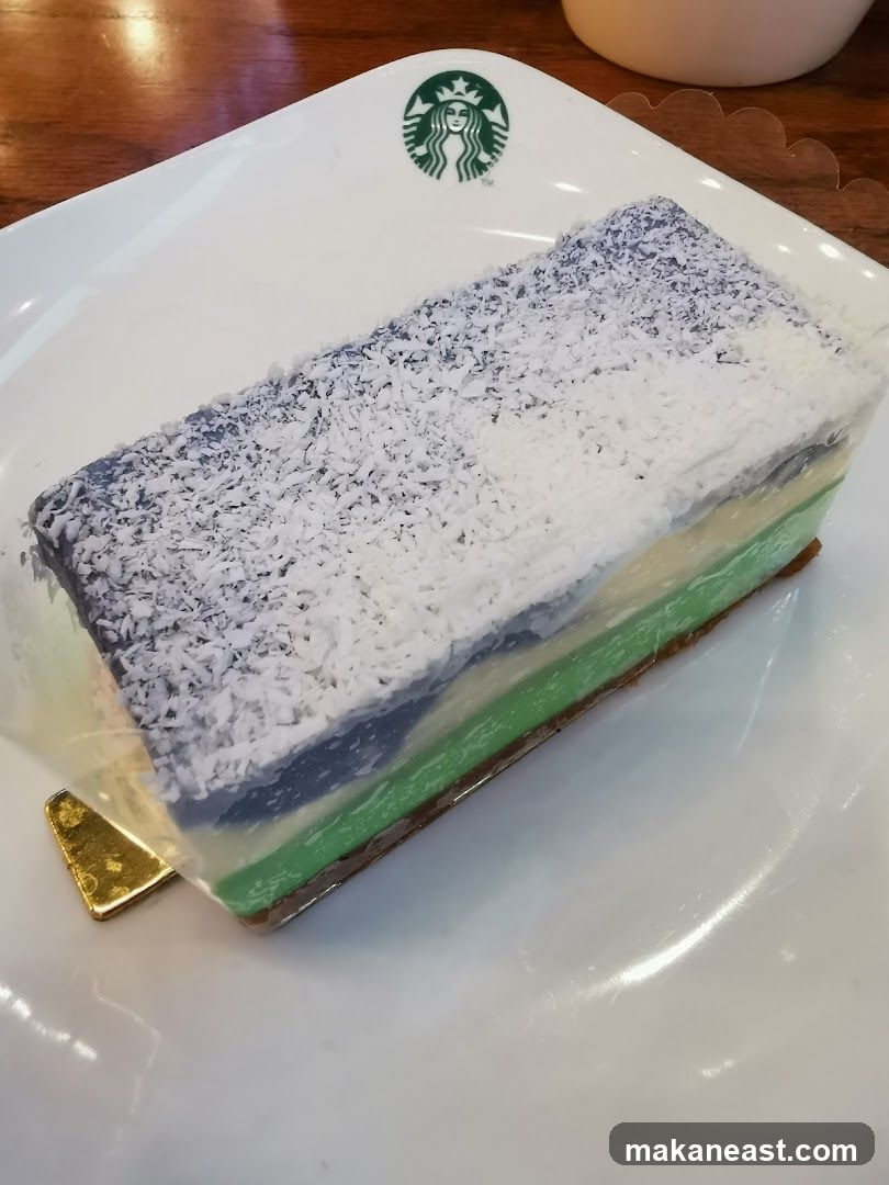Layered Cake with Coconut Flakes