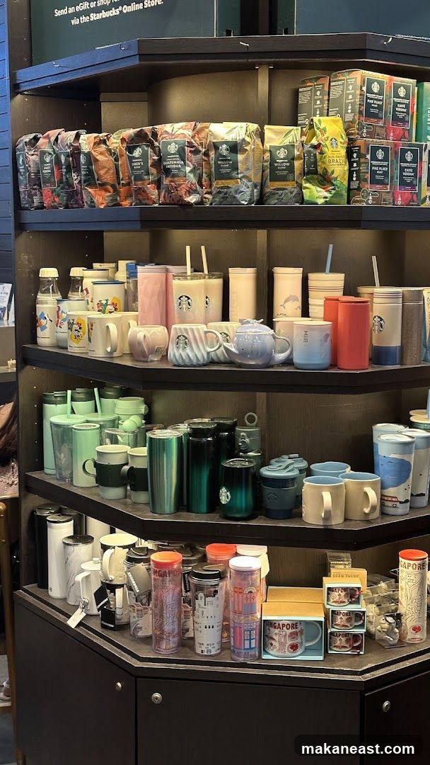 Starbucks Merchandise Display