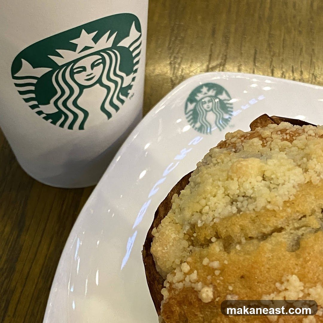Starbucks Cup and Muffin