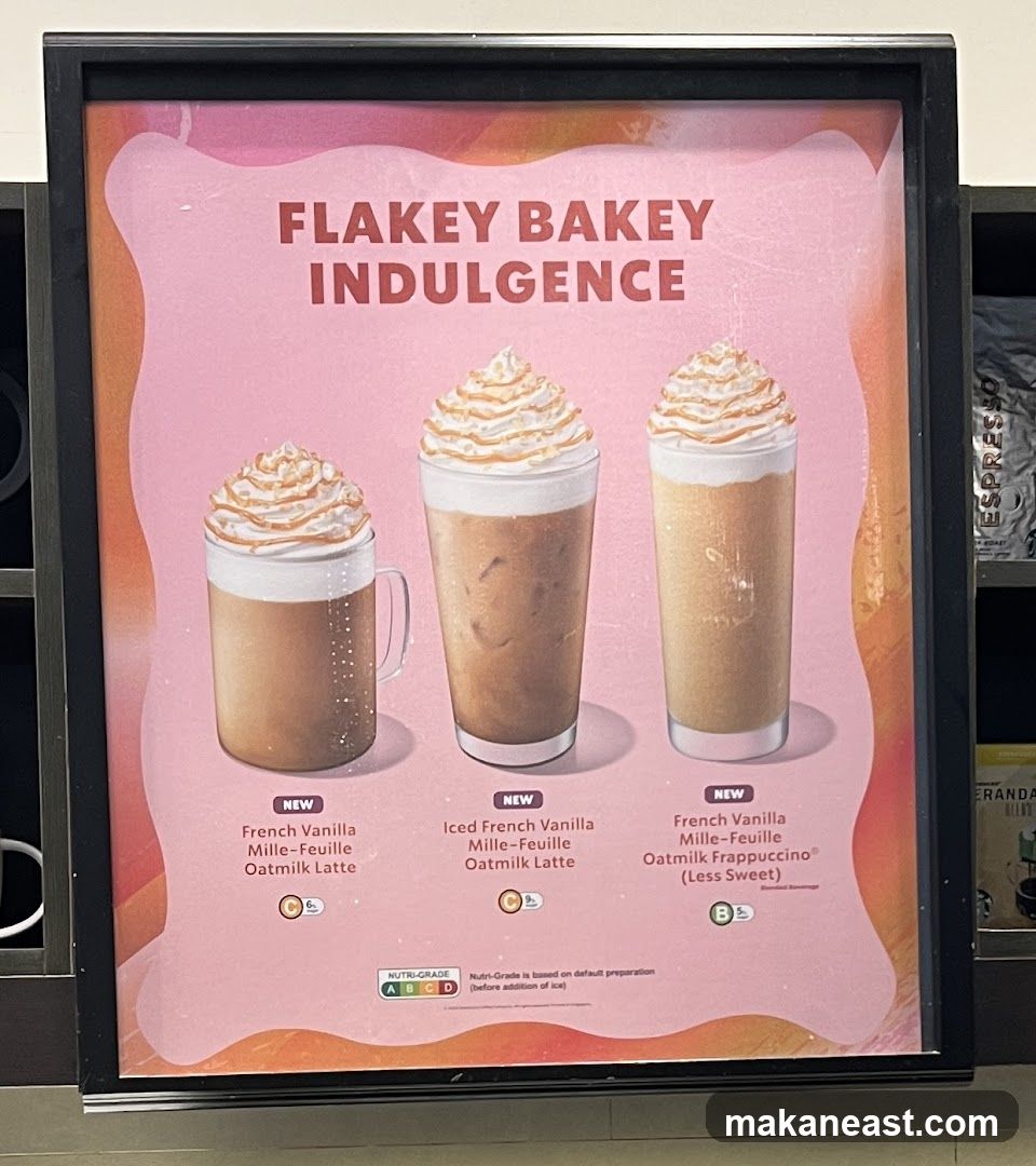 Flakey Bakey Indulgence Menu