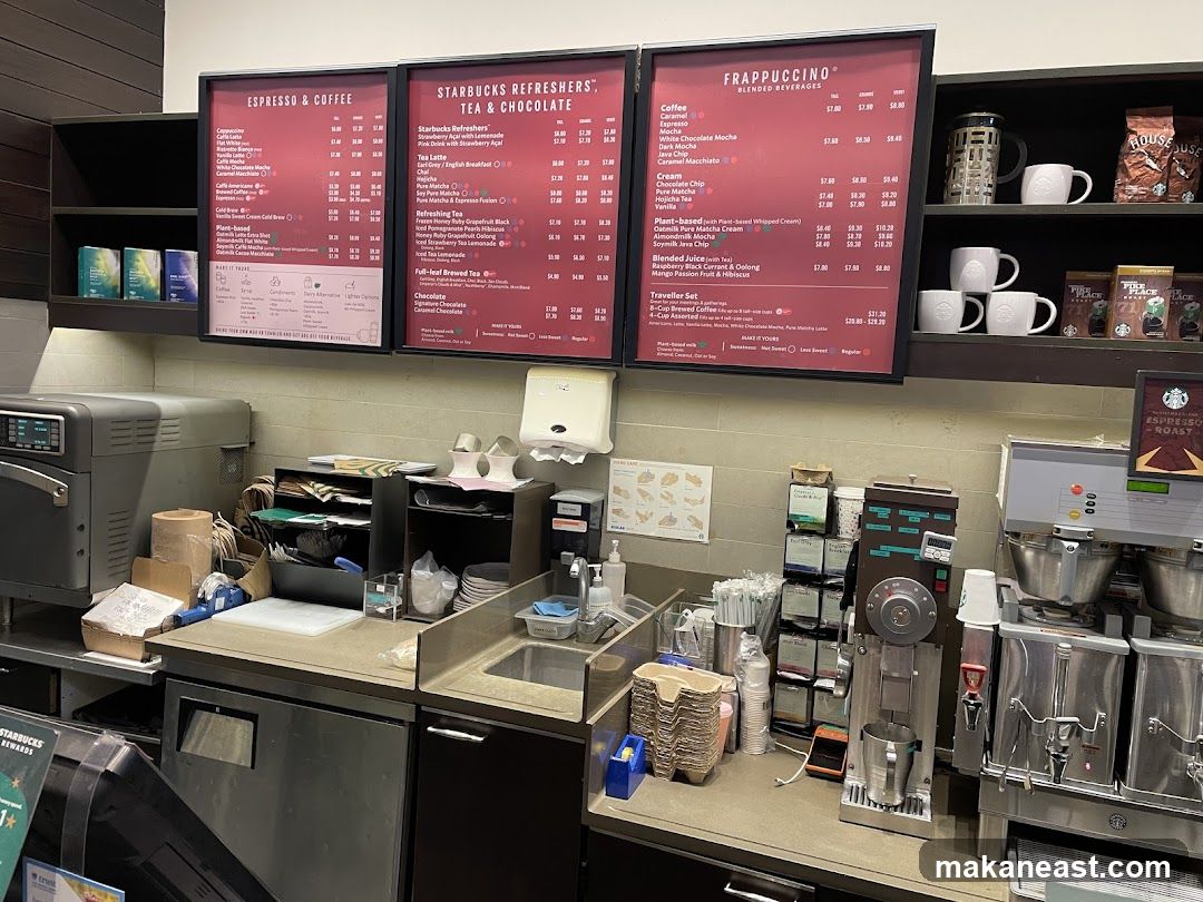 Starbucks Menu